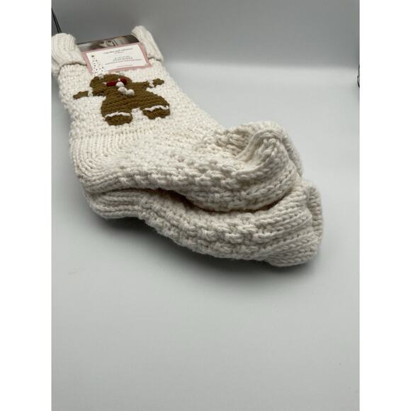 Cupcake and Cashmere Christmas 2pack 22”Gingerbread Man Stocking White ~NEW - Picture 8 of 9